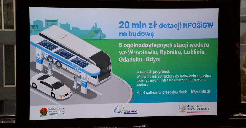 Stacje tankowania wodorem w pięciu miastach Polski Stacje tankowania wodorem w pięciu miastach Polski