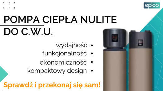 Pompa ciepła Nulite od Eploo!
