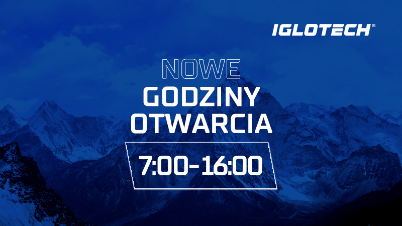 Nowe godziny otwarcia w hurtowni Iglotech