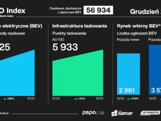 PEVO Index: Prawie 6 tys. punktów ładowania na koniec 2023 r. w Polsce