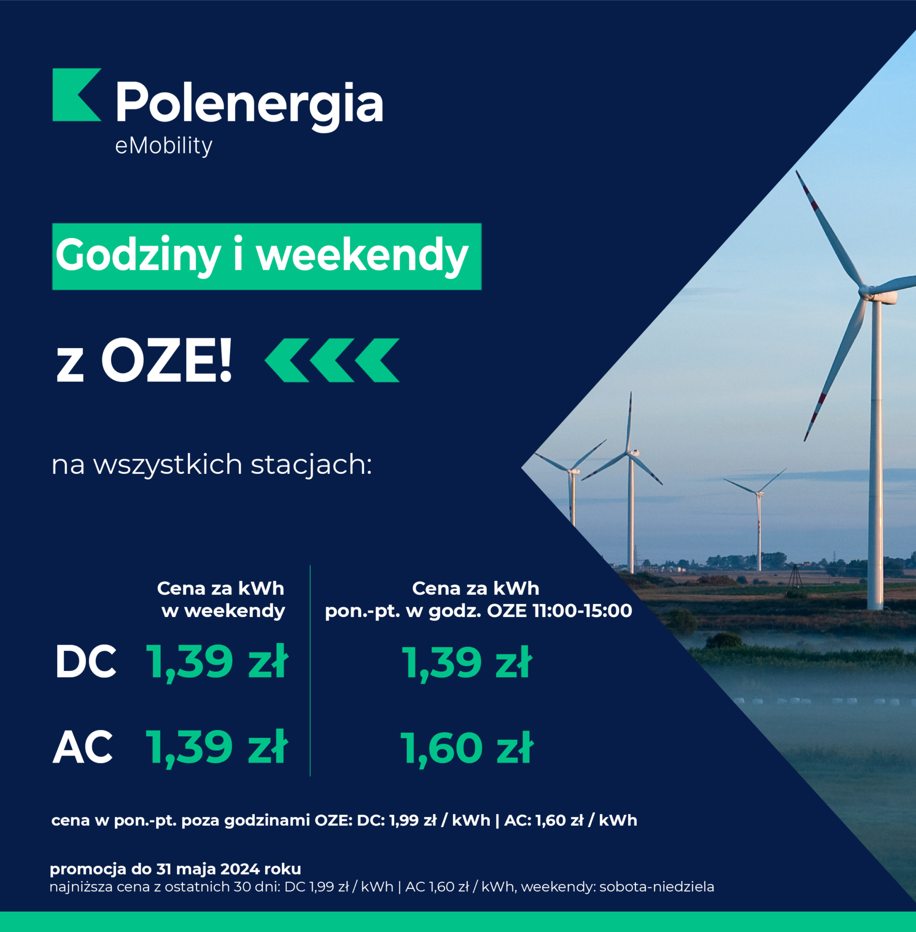 Godziny i weekendy z OZE Polenergia eMobility