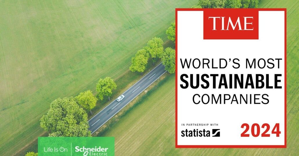 Magazyn Time ogłosił Schneider Electric najbardziej zrównoważoną firmą na świecie