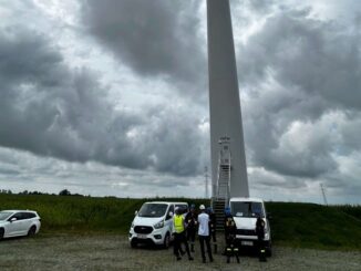 EDF Renewables przeprowadził manewry dla strażaków na Farmie Wiatrowej Parnowo