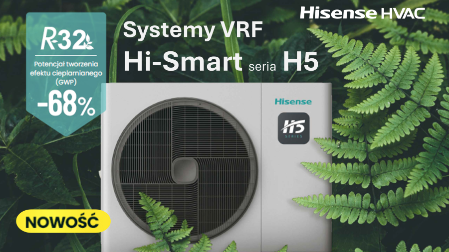 Schiessl - nowe systemy VRF seria H5