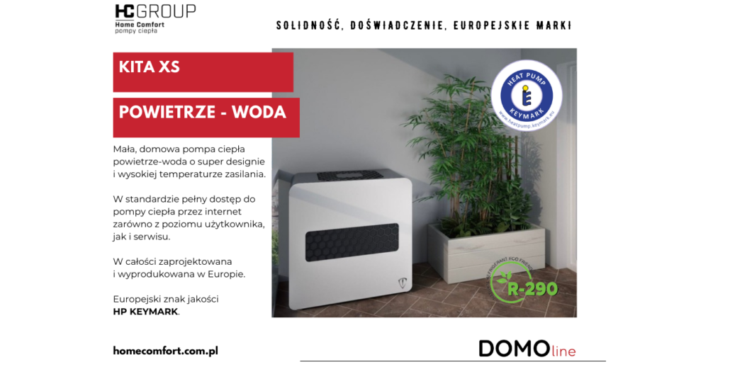 KITA XS - Nowe pompy ciepła od Templari