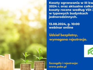 Webinarium Porozumienia Branżowego na Rzecz Efektywności Energetycznej POBE