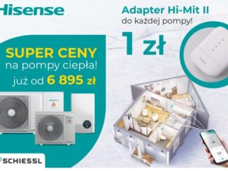 Pompa ciepła Hisense z adapterem Hi-Mit za 1 zł