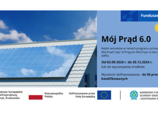 Ruszył nabór wniosków programu Mój Prąd 6.0