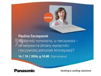 Odkryj z Panasonic sekrety wydajności klimatyzacji podczas bezpłatnego webinaru