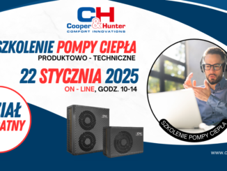 Cooper&Hunter zaprasza na pierwsze w 2025 roku szkolenie on-line z zakresu pomp ciepła