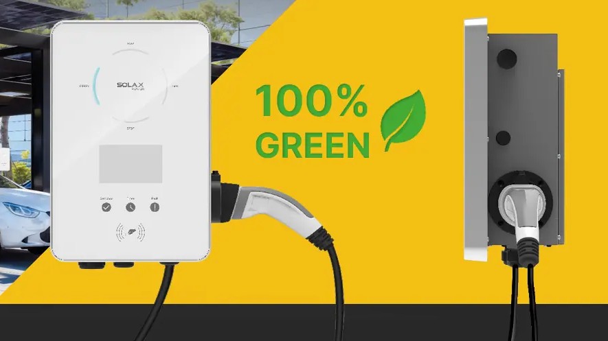 Komercyjna ładowarka ścienna SolaX w wersji PLC