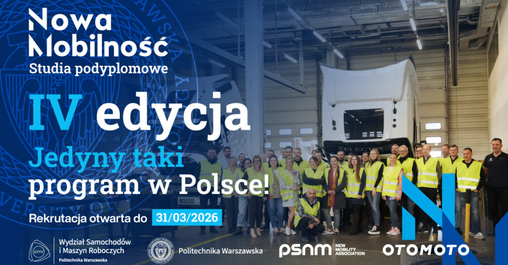 Ruszyła rekrutacja na IV edycję Studiów Podyplomowych „Nowa Mobilność”
