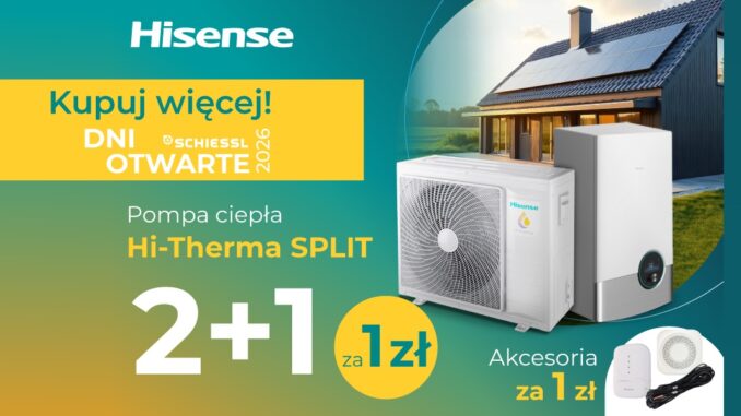 Pompy ciepła Hisense 2+1!