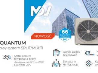 MDV prezentuje QUANTUM - hybrydowy system SPLIT/MULTI z serii OFFICE dla obiektów komercyjnych