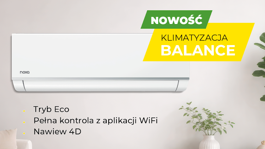 Klimatyzator Balance - nowość w ofercie NOXA dla nowoczesnych instalacji HVAC