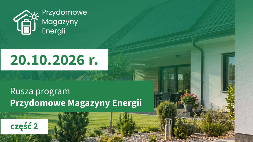 Przydomowe magazyny energii z dofinansowaniem. Rusza nabór wniosków
