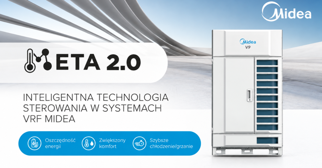 Midea V9 R32 VRF - jak technologia META 2.0 dostosowuje parametry pracy systemu?