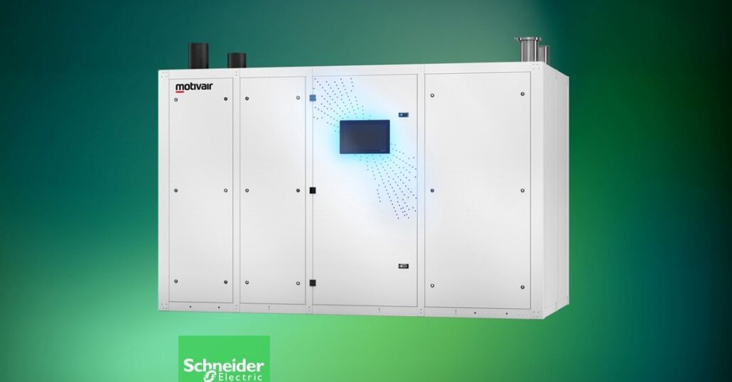 Schneider Electric wprowadza nową jednostkę dystrybucji czynnika chłodzącego Motivair łączącą chłodzenie cieczą i powietrzem